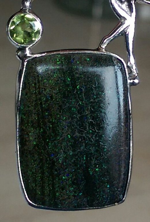 Zilveren Hanger met Honduras opaal kopen? Bied vanaf 25!