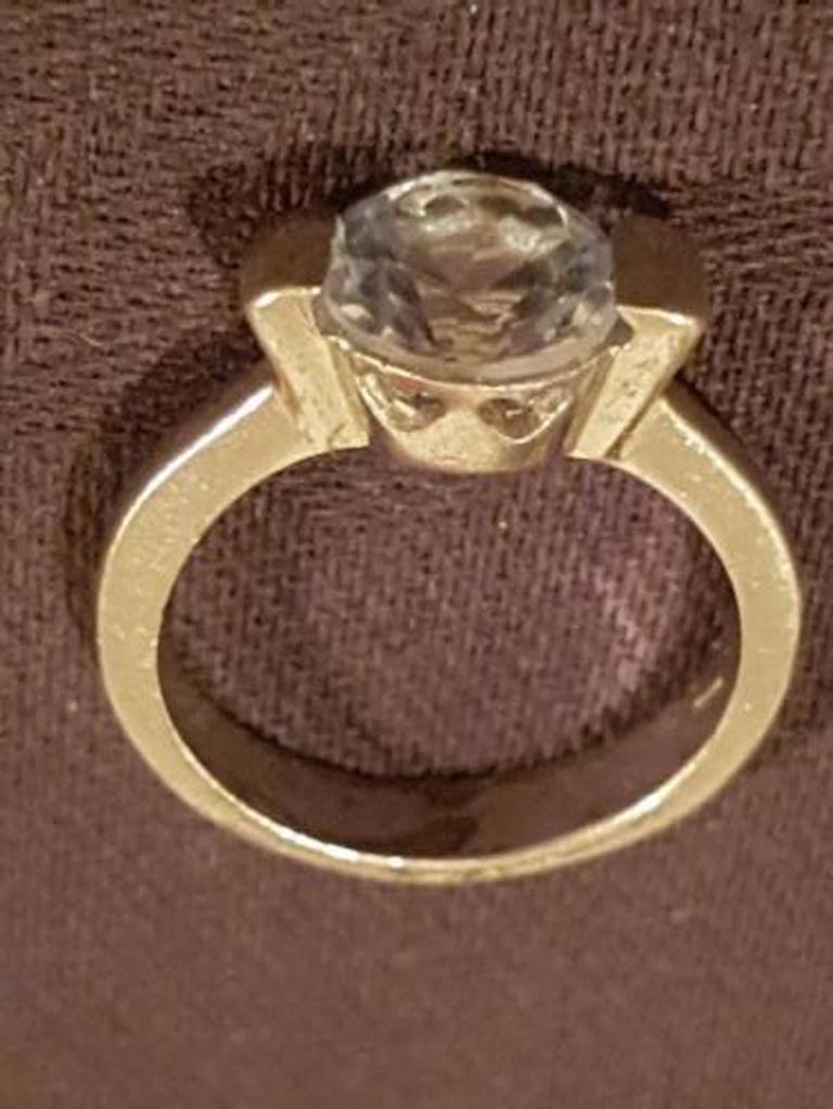 Ring in zilver 925 en acquamarina kopen? Bied vanaf 1!