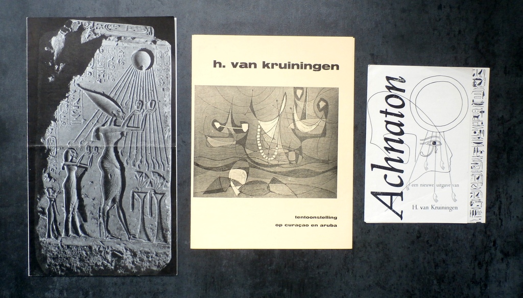 Harry van Kruiningen - complete uitgave: : - "Akhnaton" - 1954 - incl. 8 litho's kopen? Bied vanaf 325!