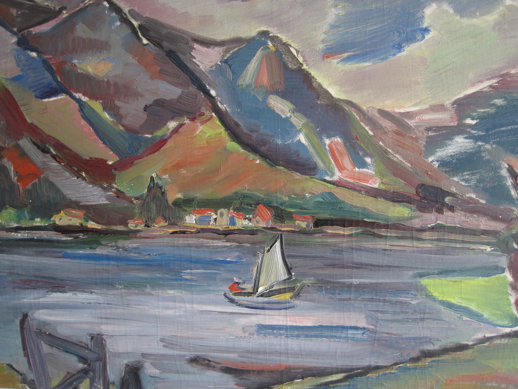 Daniel Bekking 1906-1973 expressionist leerling A.Derain olieverf kopen? Bied vanaf 75!