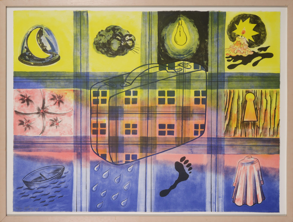 Mareike Geys: Litho, Reiziger save from oblivion - Ingelijst kopen? Bied vanaf 1!
