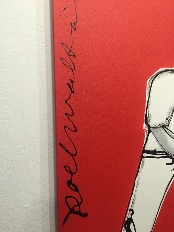 Roel Walta acrylverf op doek  Titel: GOLF kopen? Bied vanaf 1!