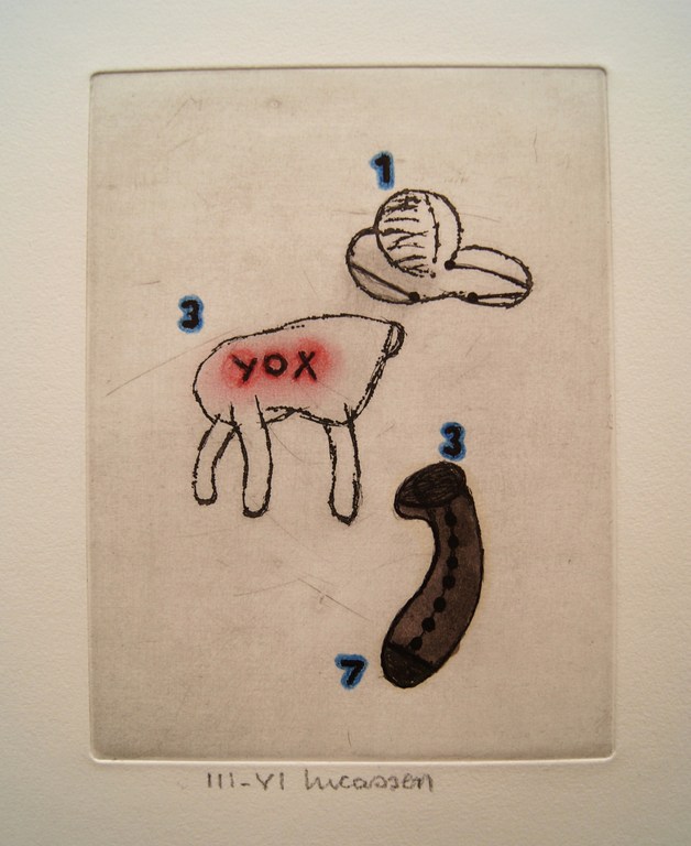 Reinier Lucassen ets met aquatint. verkocht voor € 275!