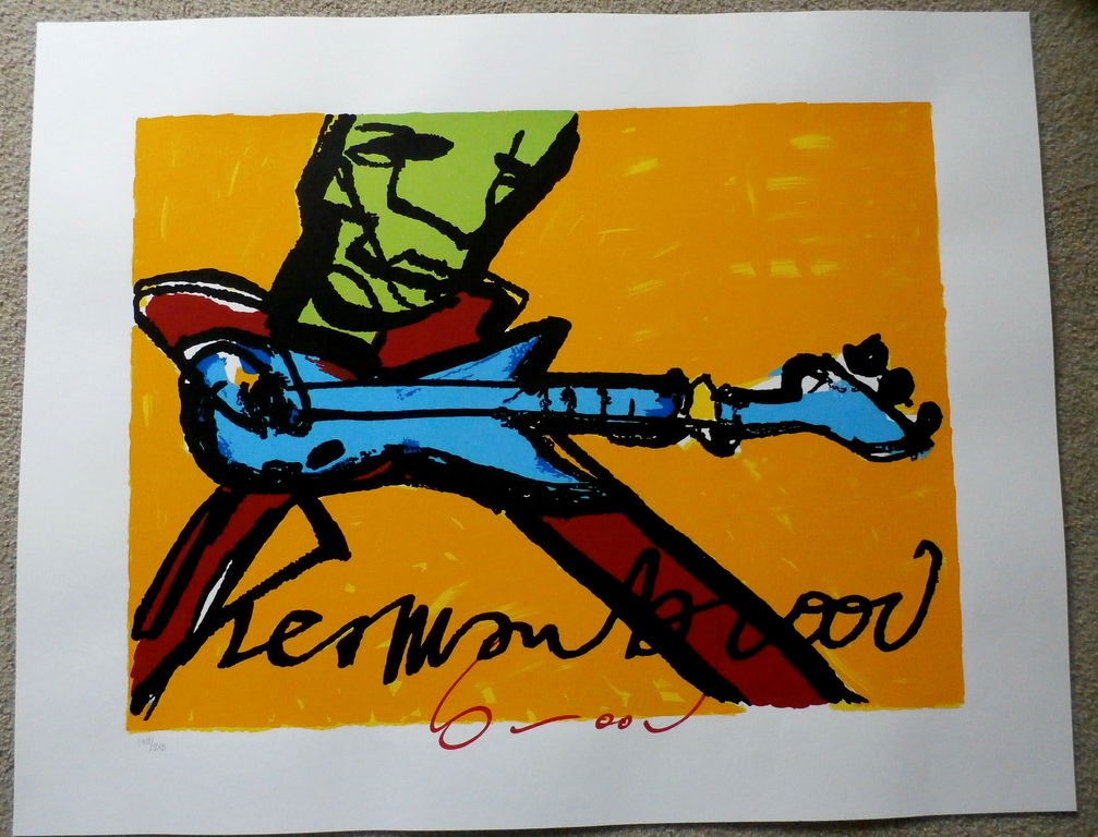 Herman Brood - zeefdruk: Guitarman kopen? Bied vanaf 375!