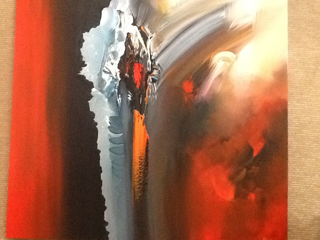 Genady- acrylverf op linnen- geen titel verkocht voor € 115!