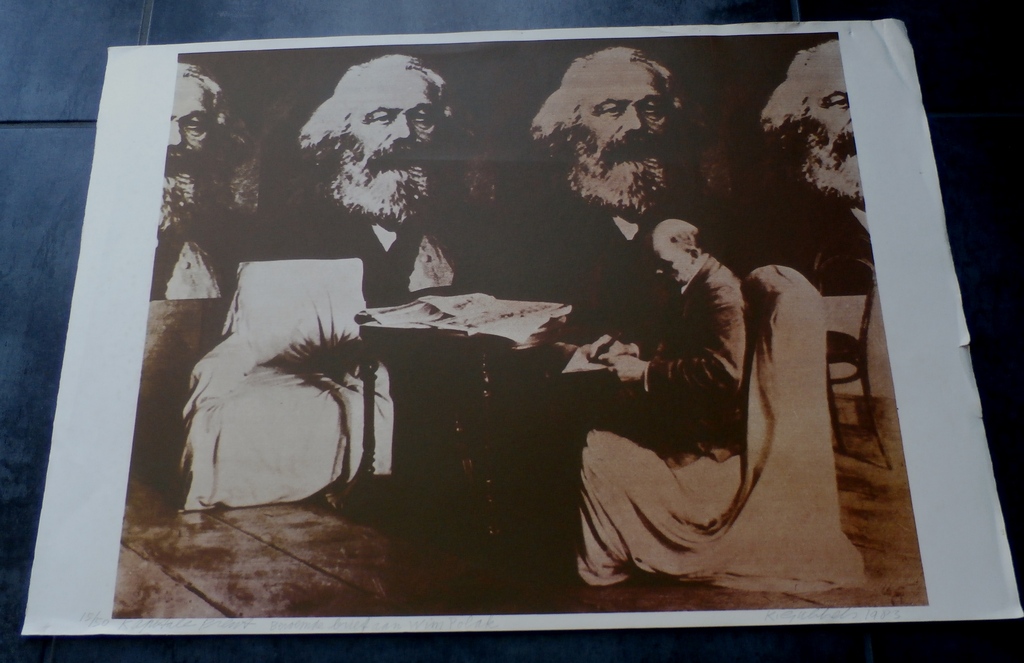 Klaas Gubbels - Zeefdruk - "Kapitale prent" - 1983 kopen? Bied vanaf 99!