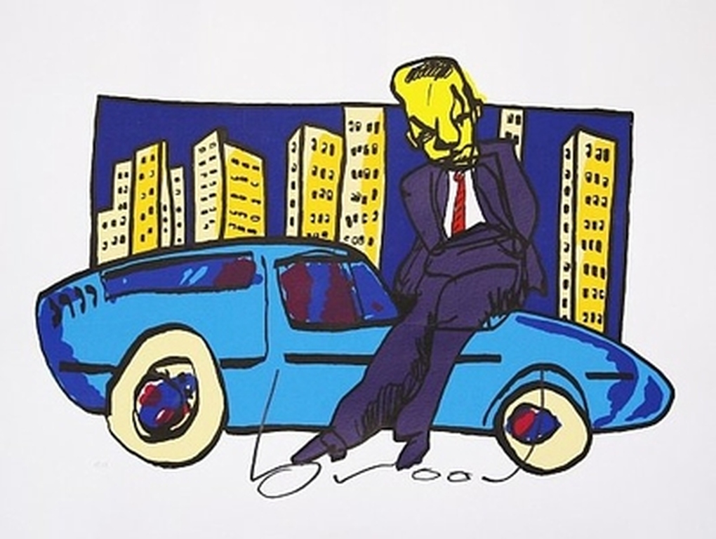 Originele Zeefdruk van Herman Brood - Sharp Dressed (Zelden aangeboden) kopen? Bied vanaf 255!