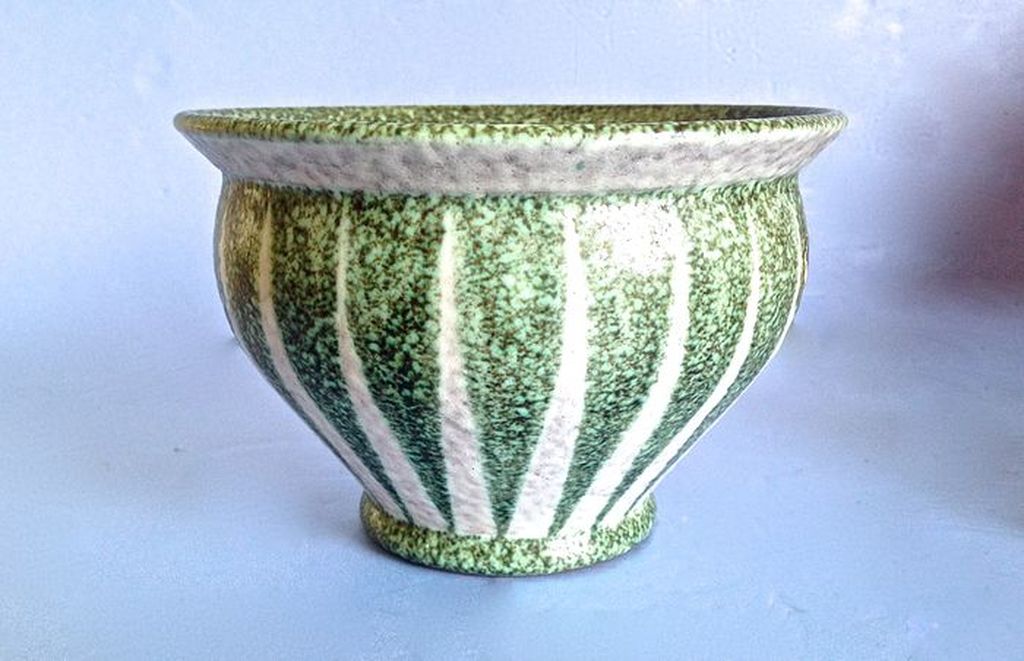 Ruscha cachepot decor 'Zebra'  100/2  - 1950's kopen? Bied vanaf 9!