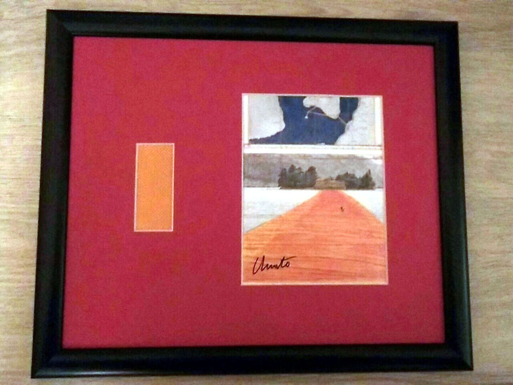 The Floating Piers- originele pk met stuk stof- handgesigneerd door Christo kopen? Bied vanaf 120!