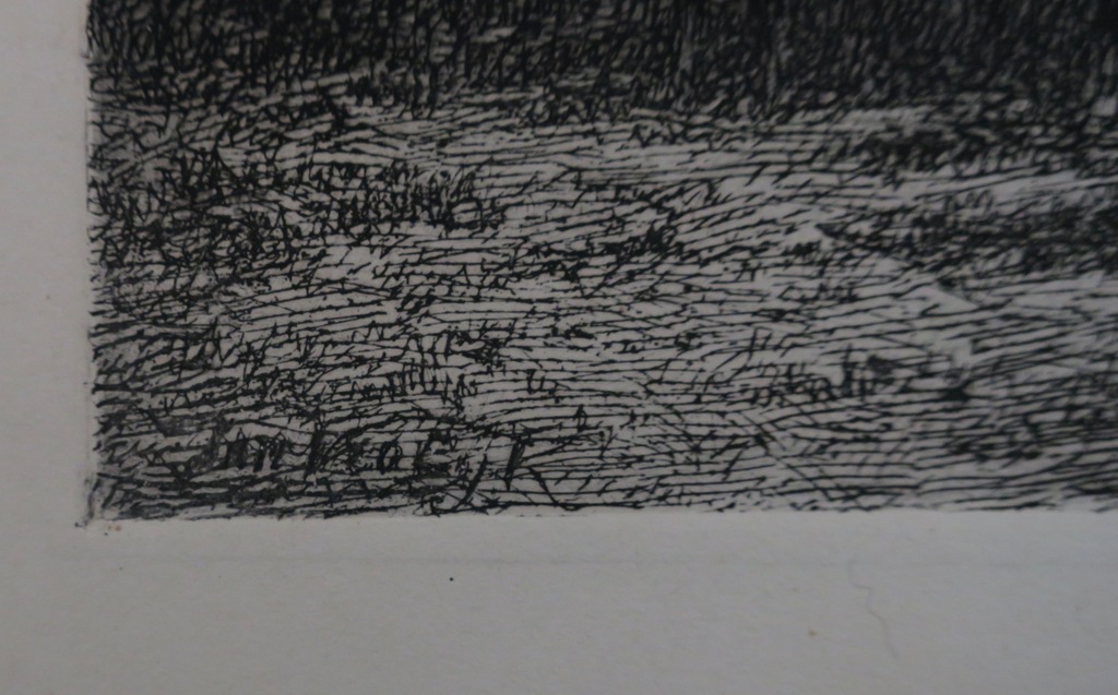 Jan Vrolijk: Ets, Koeien in landschap kopen? Bied vanaf 1!