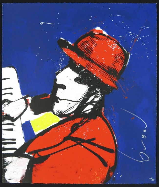 Herman Brood: Zeefdruk, Ik-2000 - Groot verkocht voor € 240!