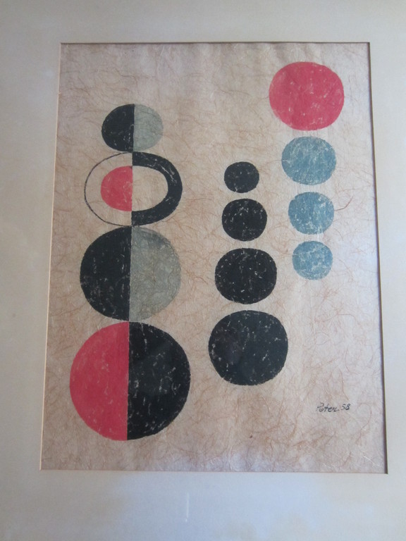 GENI PETER ABSTRACT WERK  1958 kopen? Bied vanaf 50!