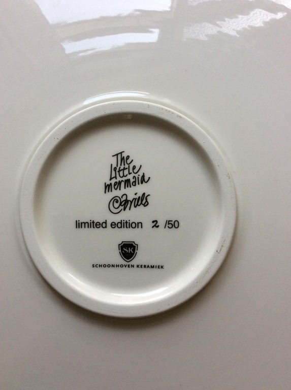Clemens Briels - keramiek bord - little mermaid kopen? Bied vanaf 99!