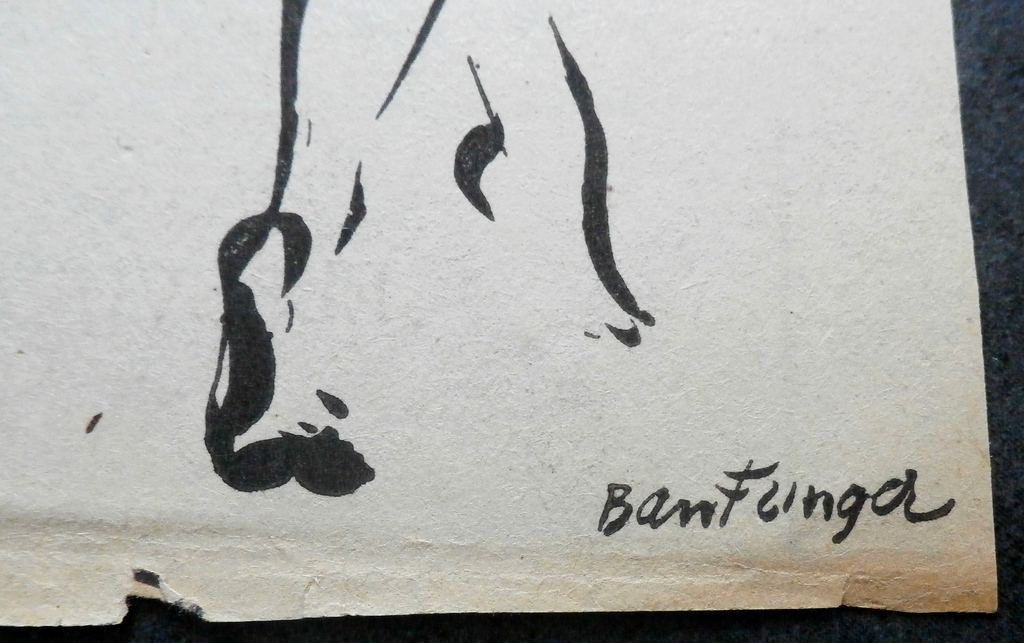 Cees Bantzinger - Inkttekening: dame  kopen? Bied vanaf 50!