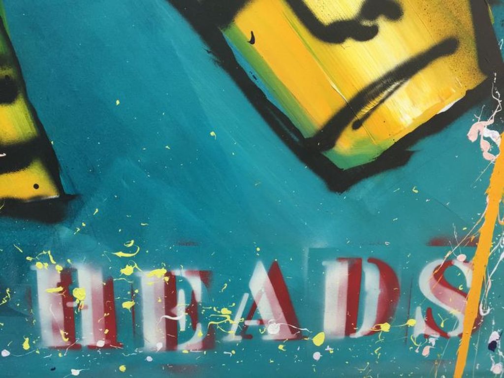 Greger Espen Hagen schilderij: In love heads, 155 x 100 cm kopen? Bied vanaf 350!