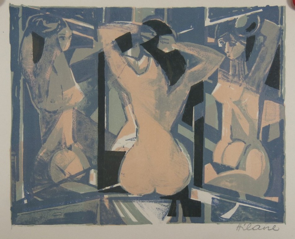 Camillie Hilaire: Litho, Zonder titel verkocht voor € 45!