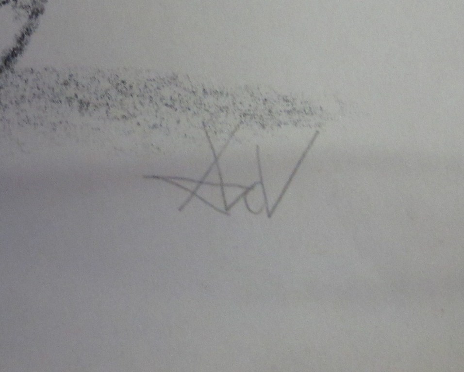 Houtskooltekening Andre van der Vossen kopen? Bied vanaf 1!
