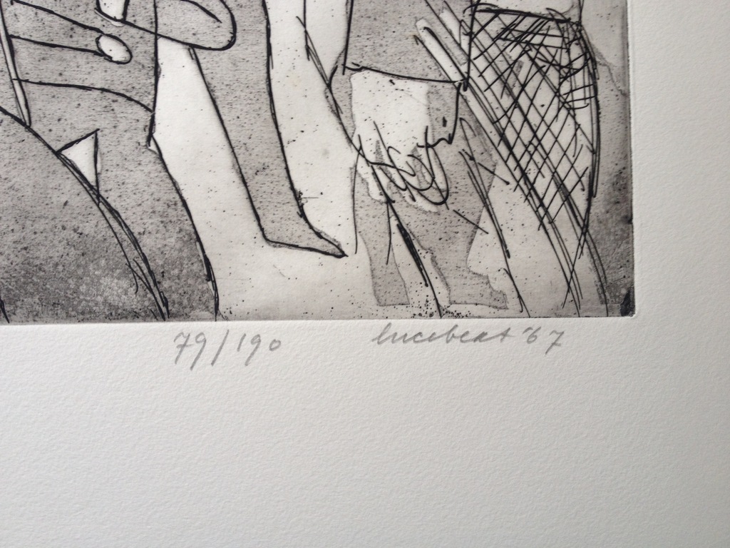 Lucebert, ets/aquatint, VOX kopen? Bied vanaf 110!