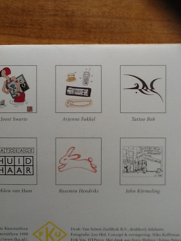 Kamagurka, Joost Swarte e.a., Tattoos kopen? Bied vanaf 1!