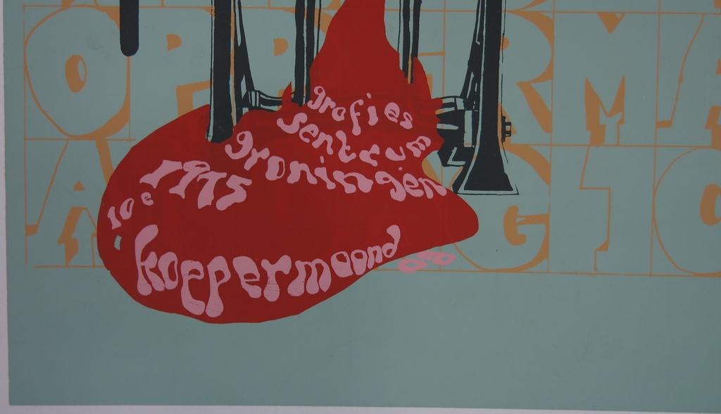 Grafisch centrum Groningen: Zeefdruk, Affiche voor Koppermaandag kopen? Bied vanaf 1!