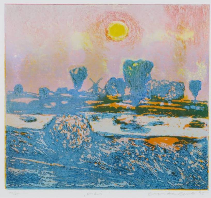 Elmar Gille: Zeefdruk, Jaargetijden mei, augustus, november, februari - Ingelijst (bijzonder formaat) kopen? Bied vanaf 80!