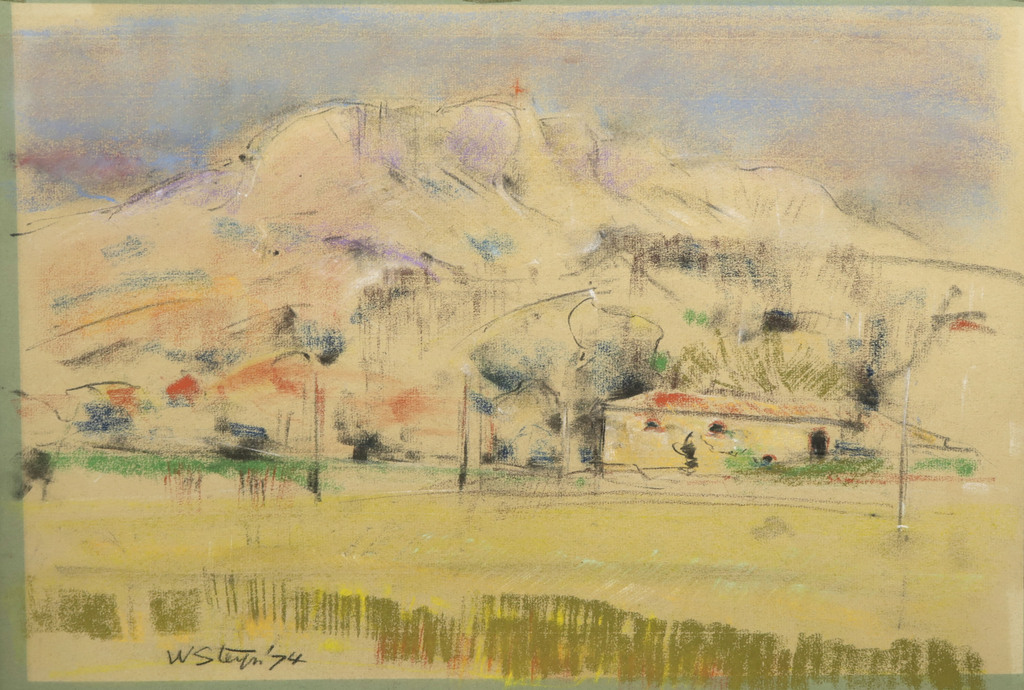 Wim Steijn: Krijttekening, Zuid-Frankrijk kopen? Bied vanaf 35!