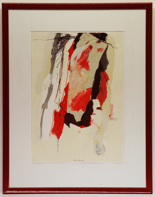 Hans Meyer Petersen: ingelijste zeefdruk, 1994 kopen? Bied vanaf 35!