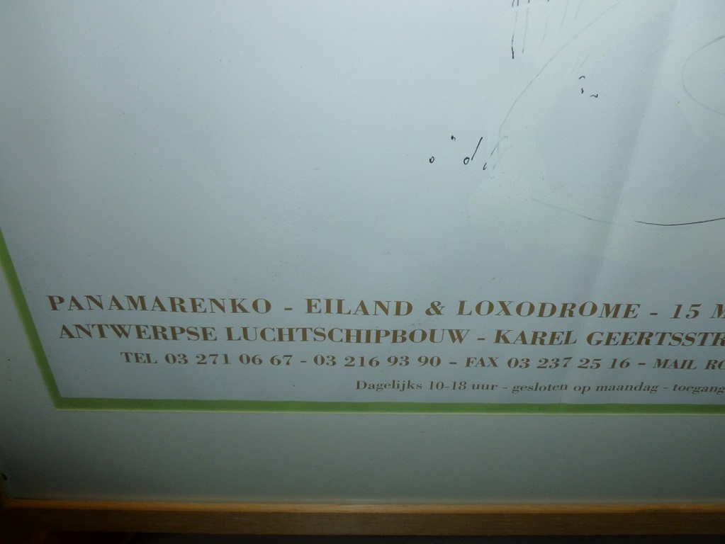 Gesigneerde affiche Panamarenko / eiland en loxodrome/ 2004. kopen? Bied vanaf 110!