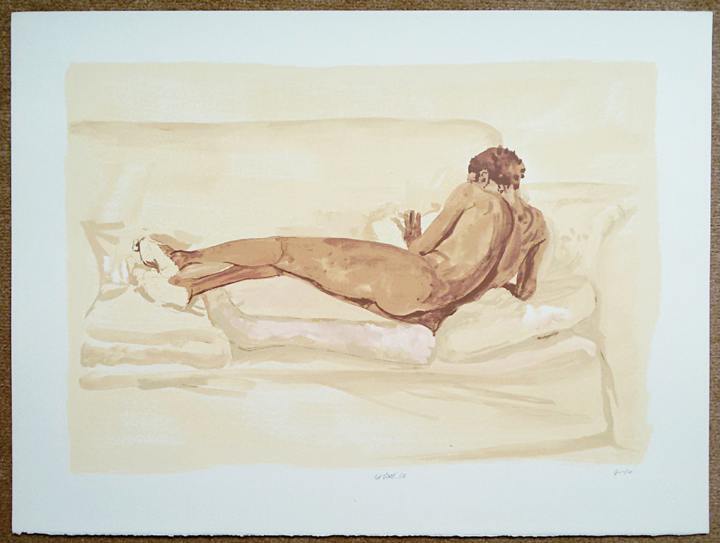 Ed Valk - Naakt, zeefdruk kopen? Bied vanaf 40!