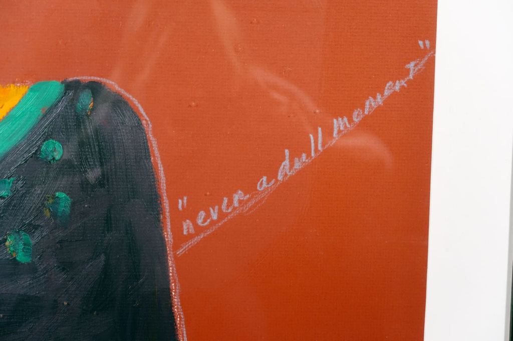 Meertje Kaal: Olieverf op karton, Never a dull moment - Ingelijst kopen? Bied vanaf 1!