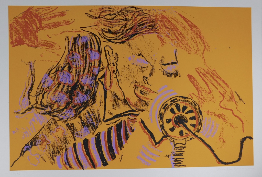 Dees de Bruyne - kleurenlitho - Homme Orange verkocht voor € 60!
