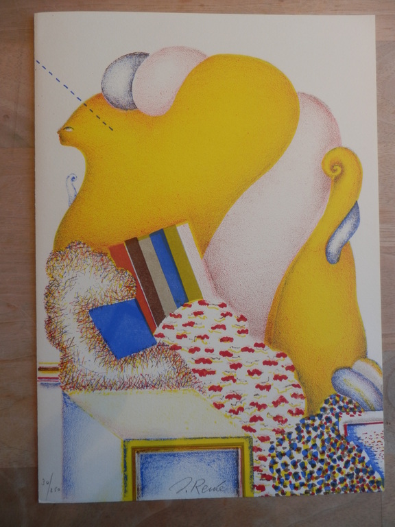 JORG REME Kleurenlitho uit 1972 verkocht voor € 40!