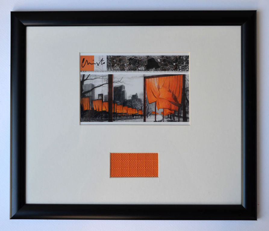 Christo- The Gates NY- collage ingelijst- FREE ship kopen? Bied vanaf 99!