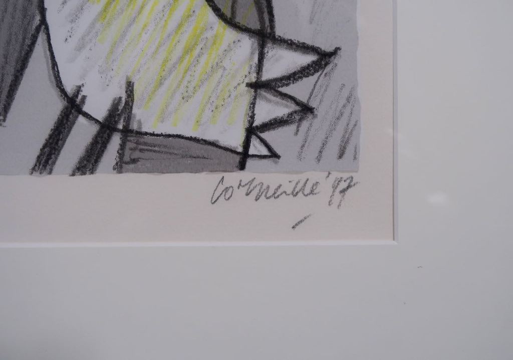 Corneille: Lithografie, Femme et Oiseau kopen? Bied vanaf 70!