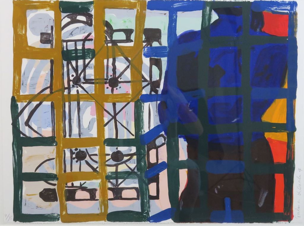 Cees Dolk: Zeefdruk, Talmen & Dralen 4 - Ingelijst kopen? Bied vanaf 20!