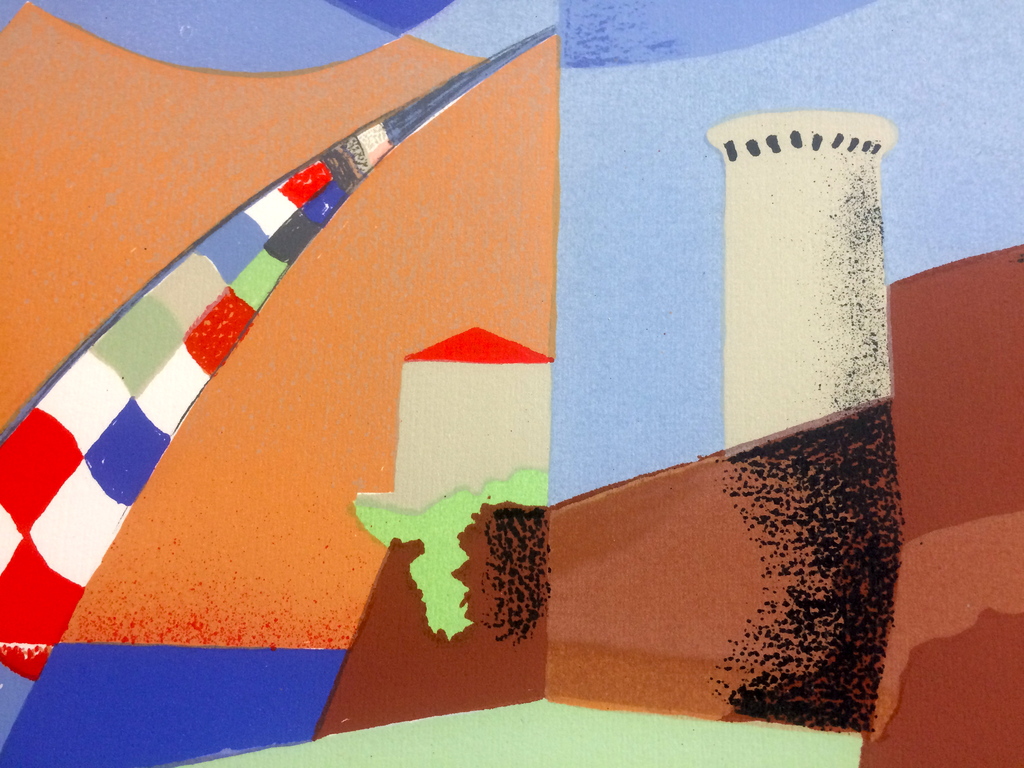 Osvaldo Peruzzi - Lithografie - Regatta kopen? Bied vanaf 30!