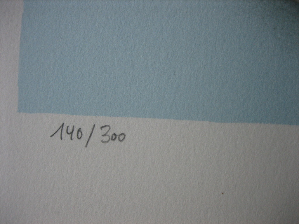 Mara Tran Long - Nu Á La Rose - Lithografie - Oplage 300 ex. - Handgesigneerd kopen? Bied vanaf 1!