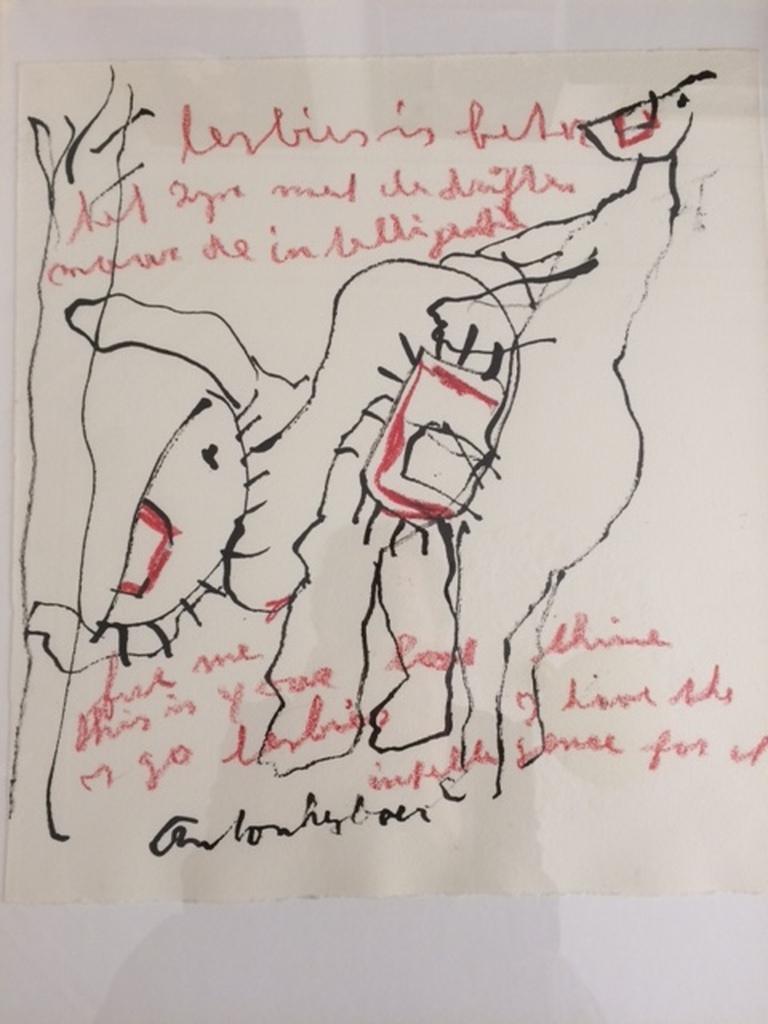 Anton Heyboer: gemengde techniek, MAN EN VROUW kopen? Bied vanaf 175!