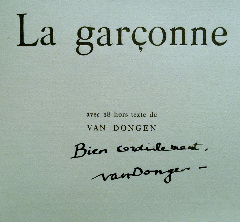Kees van Dongen - La Garconne, gesigneerd boek met 28 kleurenpochoirs kopen? Bied vanaf 2750!