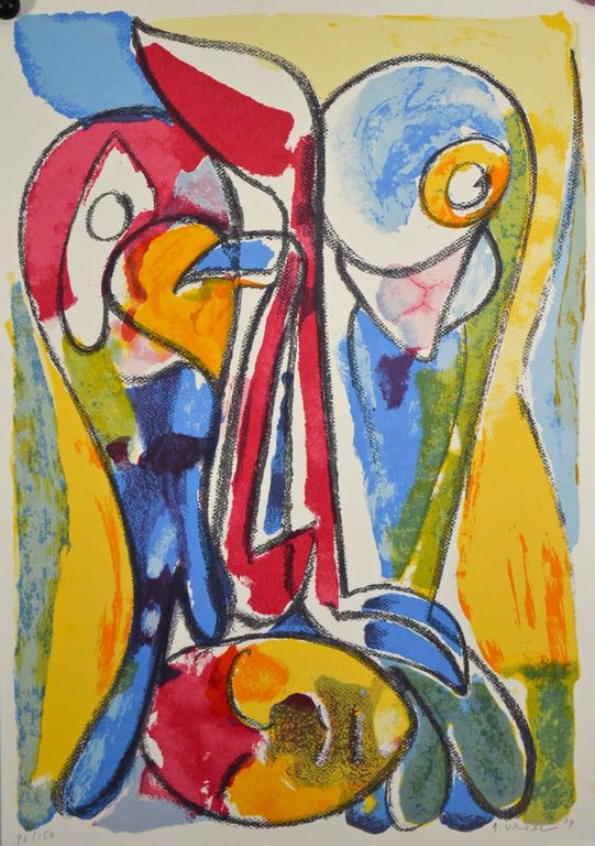 Anton Vrede: Zeefdruk, zonder titel kopen? Bied vanaf 35!