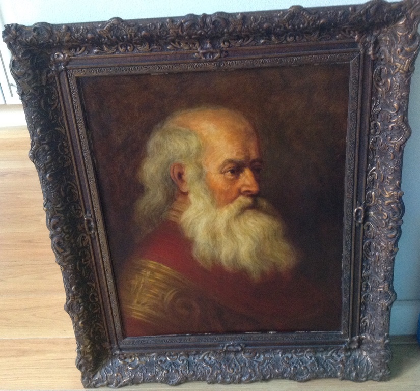 Jan Theuns, olieverfschilderij Petrus of Johannes? kopen? Bied vanaf 350!