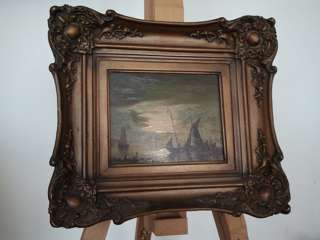 Schilderij, olieverf op eiken paneel, kopen? Bied vanaf 101!
