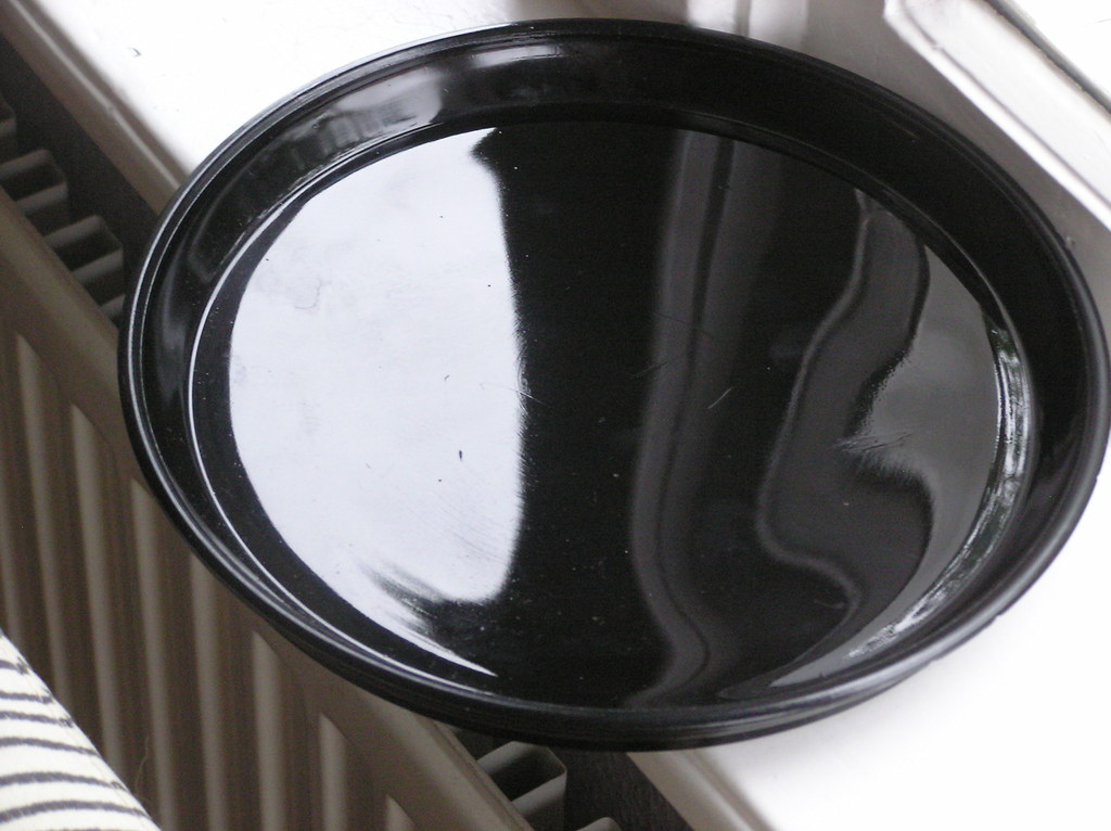 "Dienblad Colopal Persglas zwart ontwerp A.D. Copier Jaren'30 kopen? Bied vanaf 12!