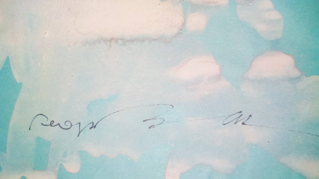 gesigneerd onbekend: twee luik verf op papier kopen? Bied vanaf 1!