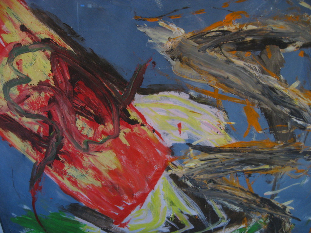 Jan Commandeur: Olie/Acryl op papier, Geen Titel - 1985 kopen? Bied vanaf 369!
