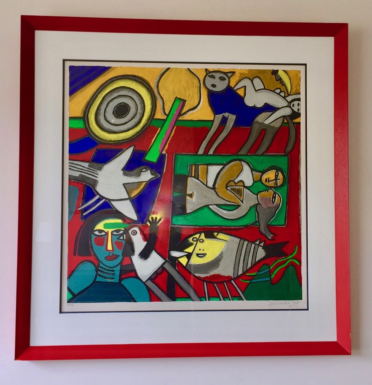 Corneille, Zeefdruk, LA BELLE ÉCUYÈRE,  kopen? Bied vanaf 950!