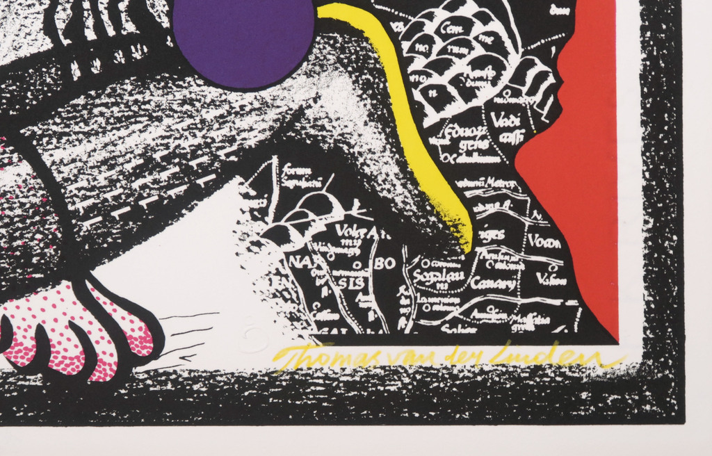 Thomas van der Linden: Zeefdruk, Dragon fly I kopen? Bied vanaf 20!