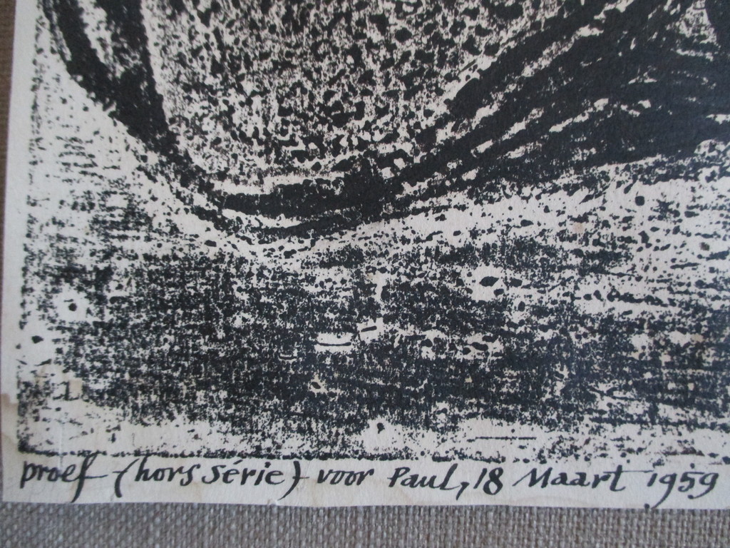 W.J Rozendaal, litho portret Paul Huf 1959 kopen? Bied vanaf 40!