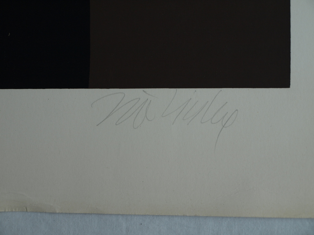 Onbekend : Zeefdruk – Zwarte handen – Gesigneerd – ca 1970 kopen? Bied vanaf 1!