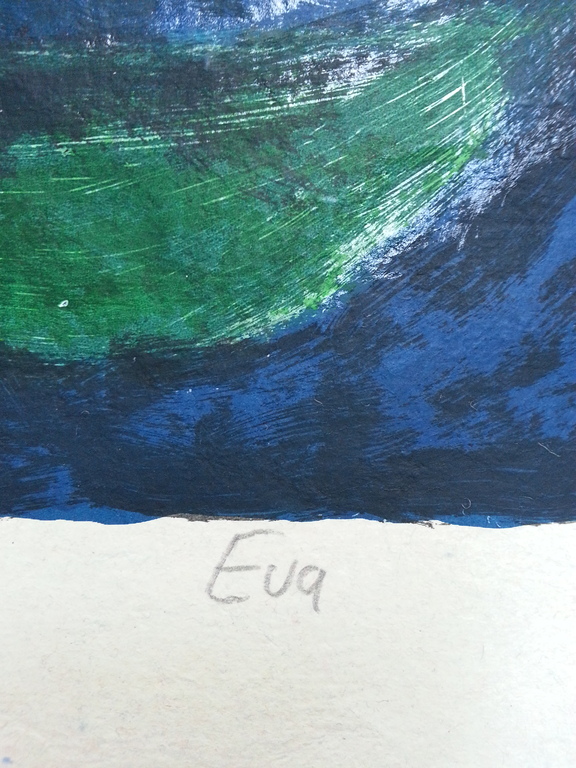 Theo Onnes, zeefdruk op handgeschept papier, titel; " Eva " kopen? Bied vanaf 50!